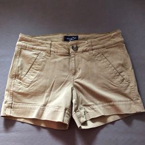 American Eagle khaki/olive shorts